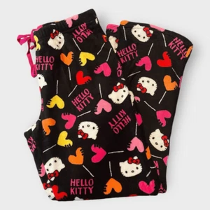 Hello Kitty Heart Suckers” Fuzzy Soft Touch Pajama Pants Womens size X-Large - Picture 1 of 11
