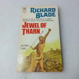 Richard Blade #3 - Jewel of Tharn Jeffrey Lord 1969 1st MacFadden Risque - Picture 1 of 10