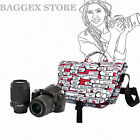 Stylish HK Road Plate Camera Shoulder Bag for a DSLR Camera, 1 standard lens