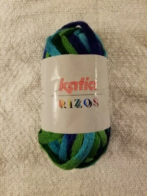 1 X 100grms Katia Rizos Yarn - Blues - Image 1 of 4