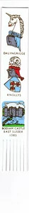 Bodiam Castle East Sussex Leatherette Bookmark - Picture 1 of 1