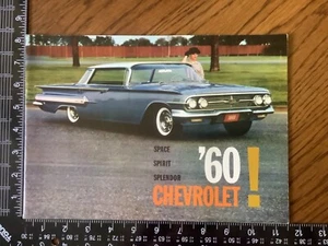 Vintage Original 1960 Chevrolet Dealership Brochure Catalog Pamphlet Corvette Ex - Picture 1 of 9