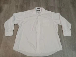 David Taylor Men's Sz 17 32-33 Button Up Long Sleeve Dress Shirt White B44 - Picture 1 of 3