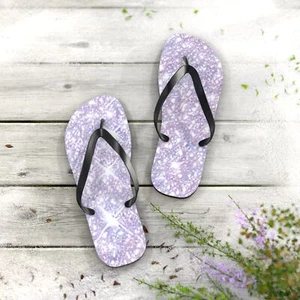 Chanclas brillantes brillantes, calzado de playa de verano, sandalias de vacaciones, regalo para - Imagen 1 de 5