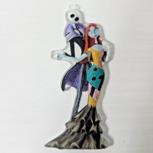 Burton’s Nightmare BC Jack Skellington & Sally Storyteller 2D Acrylic - Picture 1 of 6