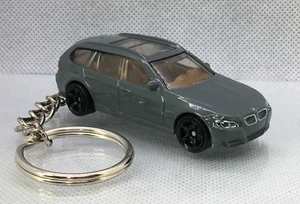 BMW 3 SERIES TOURING (gray)    CUSTOM MADE DIE-CAST KEY CHAIN KEYCHAIN - Picture 1 of 4