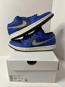 Size 10w - Jordan 1 Low Game Royal - Picture 1 of 10