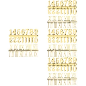 Set of 4 Clock Number Plate Numbers Plastic Numerals Accessories - Zdjęcie 1 z 12