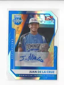 2021 Elite EE Aspirations Die Cut #197 Juan De La Cruz AUTOGRAPH /76 - Picture 1 of 1