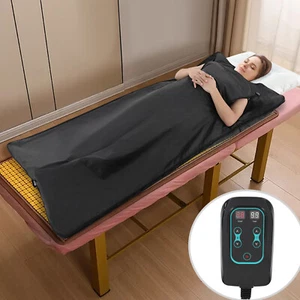 Manta de sauna portátil con cable rectangular para aliviar el dolor manta de sauna 86-158 °F - Imagen 1 de 16