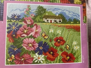 DMC Cross Stitch Kit Summer Meadow - Picture 1 of 2