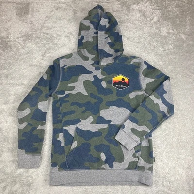 Детский камуфляжный пуловер с капюшоном Eddie Bauer с длинным рукавом размер L 14 16 - Изображение 1 из 4