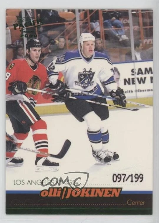 1999-00 Pacific Emerald Green /199 Olli Jokinen #192 - Image 1 of 2