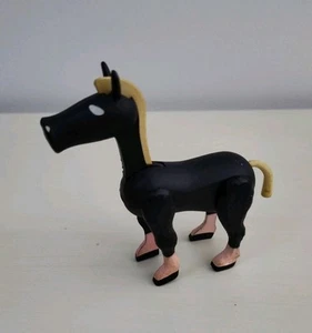 Vintage Fisher Price Little People Black Horse Castle Westernstadt Hongkong - Bild 1 von 6