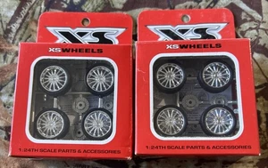Neumáticos y ruedas de coche modelo XS Tuning escala 1/24 con pastillas de freno. Difícil de encontrar # 17-10008 - Imagen 1 de 3