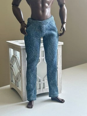 HANDMADE Jeans Pants for 13” dolls Adonis (Mizi JHD) Muscular Ken and similar