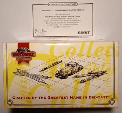 Matchbox Collectibles #35269A 1939 Peterbilt Tractor Trailer Michelin 1:100 - Image 1 of 4