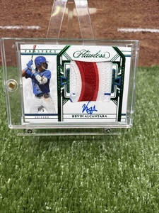 2024 Panini Flawless - Prospect Patch Auto Kevin Alcantara #PPA-KA Emerald /5 - Picture 1 of 7