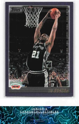 Tim Duncan 2000-01 Topps #60 Basketball San Antonio Spurs - Image 1 of 2