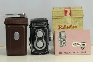 Rolleiflex 3.5T Tessar TLR Film Camera With Cap, Case, Strap And Box, Mint - Picture 1 of 12