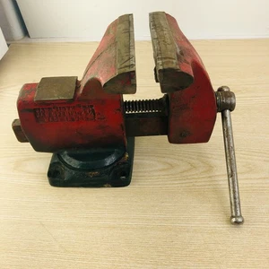 TORNILLO DE BANCO WILTON VINTAGE MANDÍBULAS DE 5" - APERTURA DE 4 1/4 PULGADAS - CON BASE GIRATORIA - Imagen 1 de 4