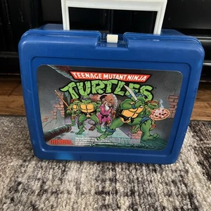 Vintage 1989 Teenage Mutant Ninja Turtles TMNT Blue Lunch - Picture 1 of 7