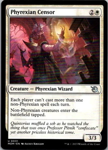 Phyrexian Censor U March of the Machine 31 LP - Imagen 1 de 2