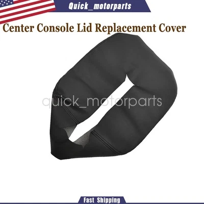 For 07-14 GMC Sierra Yukon Denali Chevy Tahoe Center Console Lid Cover Black Foto 1 de 4