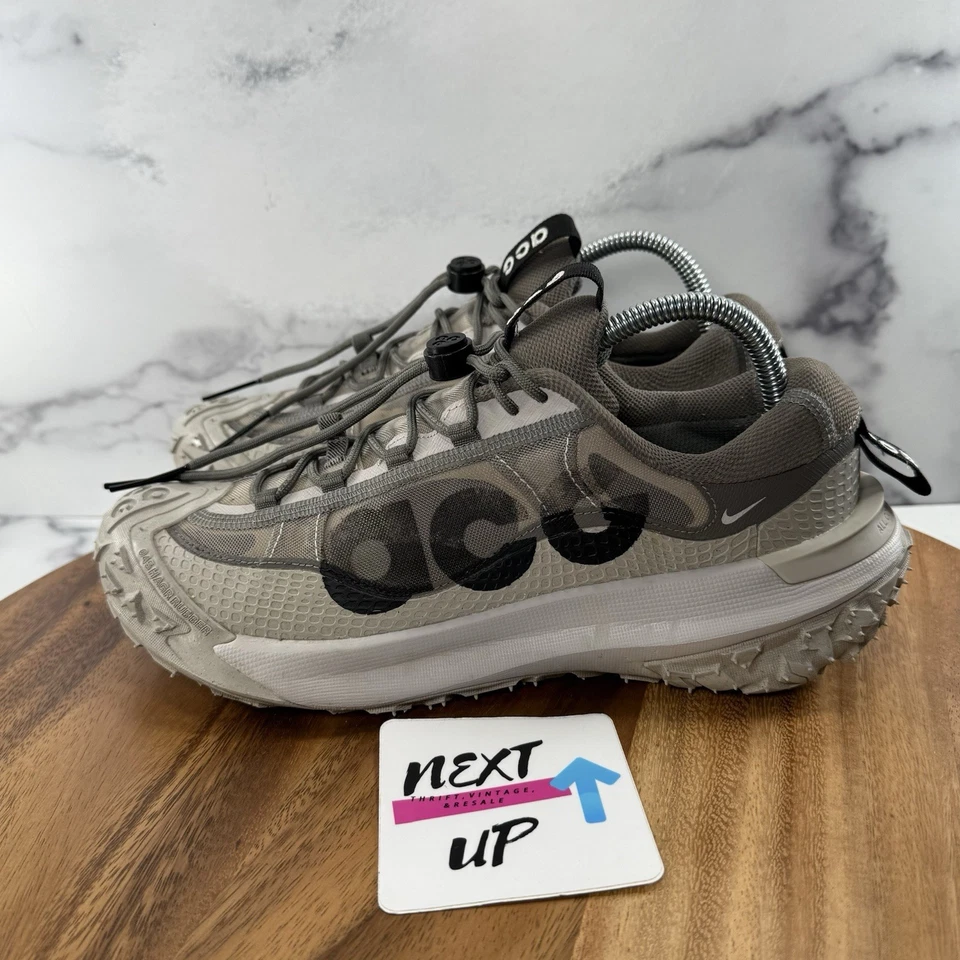 Men’s 7.5-Nike ACG Mountain Fly 2 Grey Trail Running Hiking Shoes DV7903 003 nby - Image 1 of 4