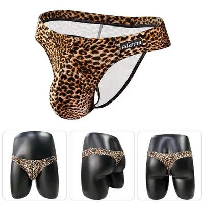 Sexy Mens Tanga Hombre Thong G-string Underwear Low Rise Pouch Bikini Underpants - Image 1 of 4