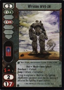 Wyvern (WVE-5N) (CE) - Commander's Edition - Battletech CCG - Bild 1 von 6