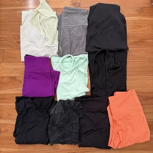 Paket Damen 10 Stück defekt Lululemon gemischte Größen gemischter Stil - Bild 1 von 5