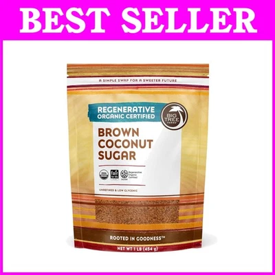 Cristais orgânicos de açúcar de coco marrom - Pacote com 6 - Imagem 1 de 4