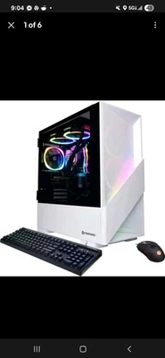 CyberPowerPC Ryzen 7 7800X3D RTX 4070 SUPER 32GB 2TB SSD Gaming PC WORKS AMAZING - Image 1 of 3