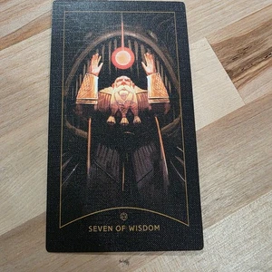 SEVEN of WISDOM~Dungeons And Dragons SINGLE Tarot Card - Picture 1 of 3