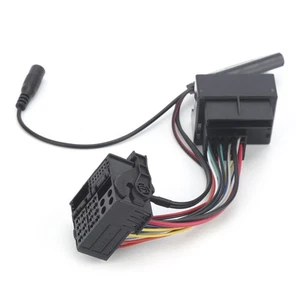 ι 12Pin 5.0 AUX Audio Adapter With Microphone 59.1in Cable Fit For - Afbeelding 1 van 12