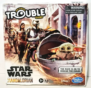 Star Wars - The Mandalorian Edition - Trouble Board Game – Hasbro - Complete - Picture 1 of 5