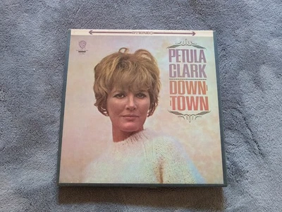 Petula Clark Downtown Reel To Reel Tape  3 3/4 IPS Warner Bros. Stereo Foto 1 de 4