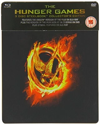 The Hunger Games (3 Disc Steelbook Collector's Edition) (Blu-Ray ... - DVD  GUVG - Image 1 of 2