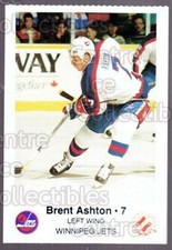 1988-89 Winnipeg Jets Police #1 Brent Ashton