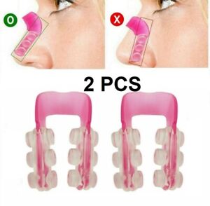 2PCS Lifting Nose Up Shaping Straightening Shaper Bridge Clip Face Corrector