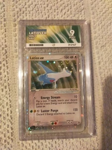 Latios EX #94/97 Holo Pokémon EX Dragon Graded ACE 9 - Picture 1 of 2
