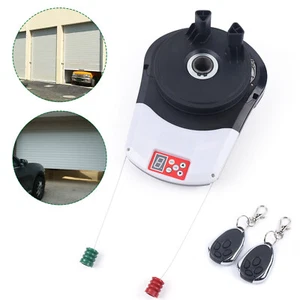 Abridor automático de puertas enrollable garaje abridor de puertas con 2 controles remotos 800N - Imagen 1 de 20