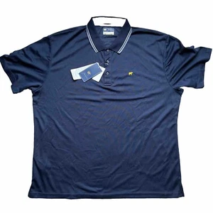 Jack Nicklaus Men's XXL Polyester Polo Short Sleeve Button Shirt - Picture 1 of 3