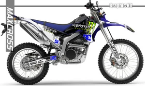 YAMAHA WR250R WR250X ALL YEARS MAXCROSS GRAPHICS KIT DECALS STICKERS FULL MONES5 - Picture 1 of 2