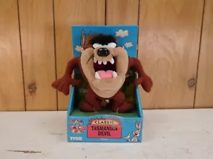 Vintage Looney Tunes Tasmanian Devil 7" Plush Taz Tazmanian Devil Tazz Tyco 1994 - Picture 1 of 8