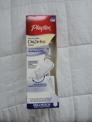 NEW Playtex Drop-Ins Dropins Nurser Bottle Baby Liners Medium M 3 Monts 8 OZ - Image 1 of 4