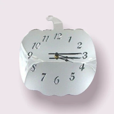 Bell Pepper Shaped Silent Tick Acrylic Clocks - Many Colours, Bespoke Made - Image 1 of 4