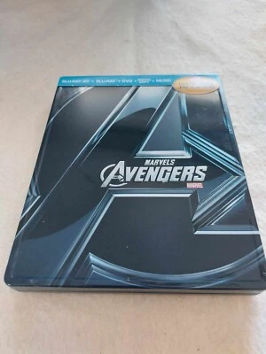 Vengadores Blu Ray 3D + Blu Ray + DVD + Copia Digital + Música Best Buy Steelbook Foto 1 de 3