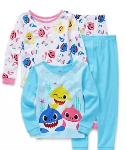 Nwt 2t boys girls pinkfong baby shark Pajamas spring summer fall winter easter - Picture 1 of 8